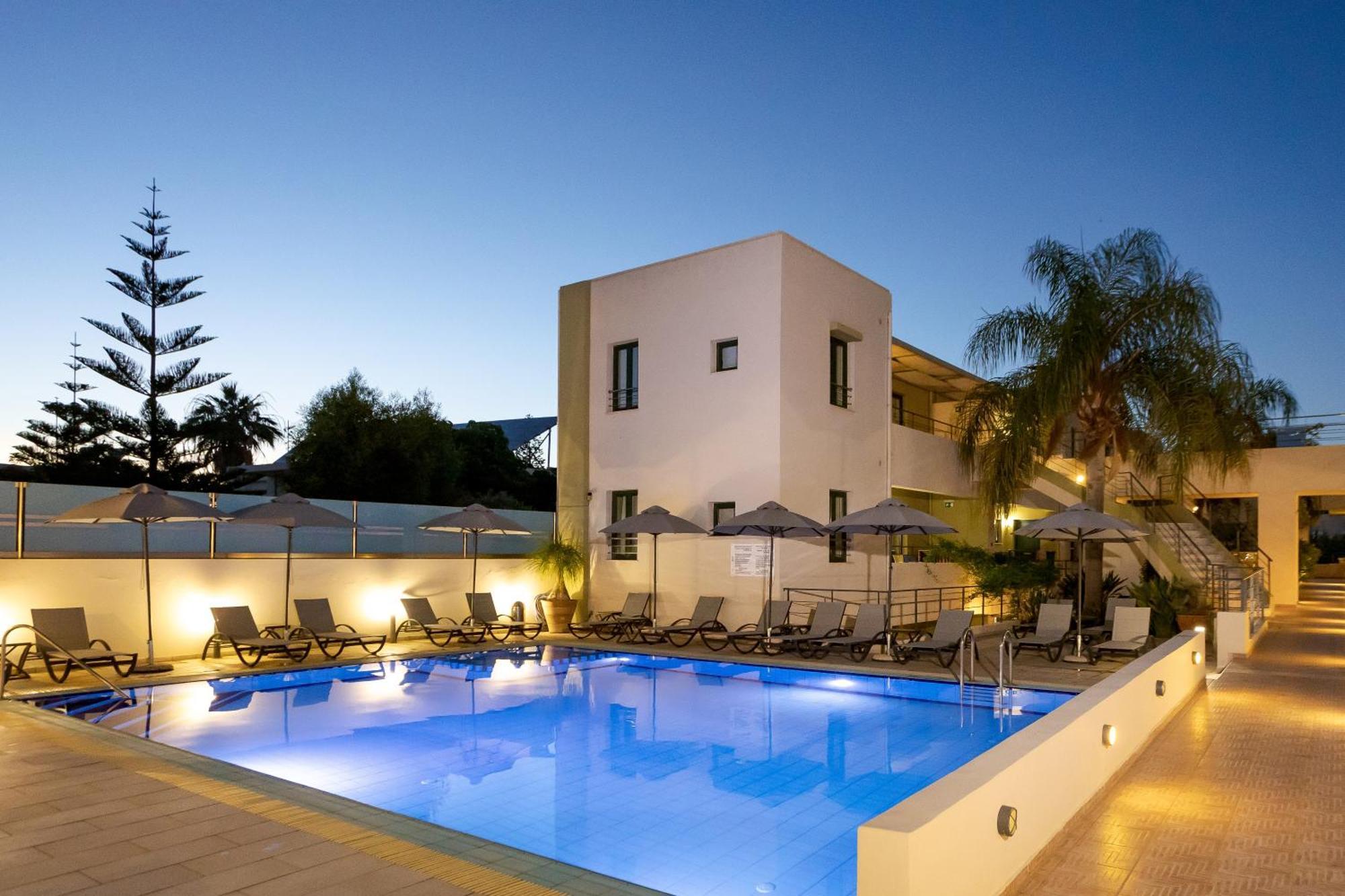 Athina Beach Hotel Kato Daratso Exteriör bild