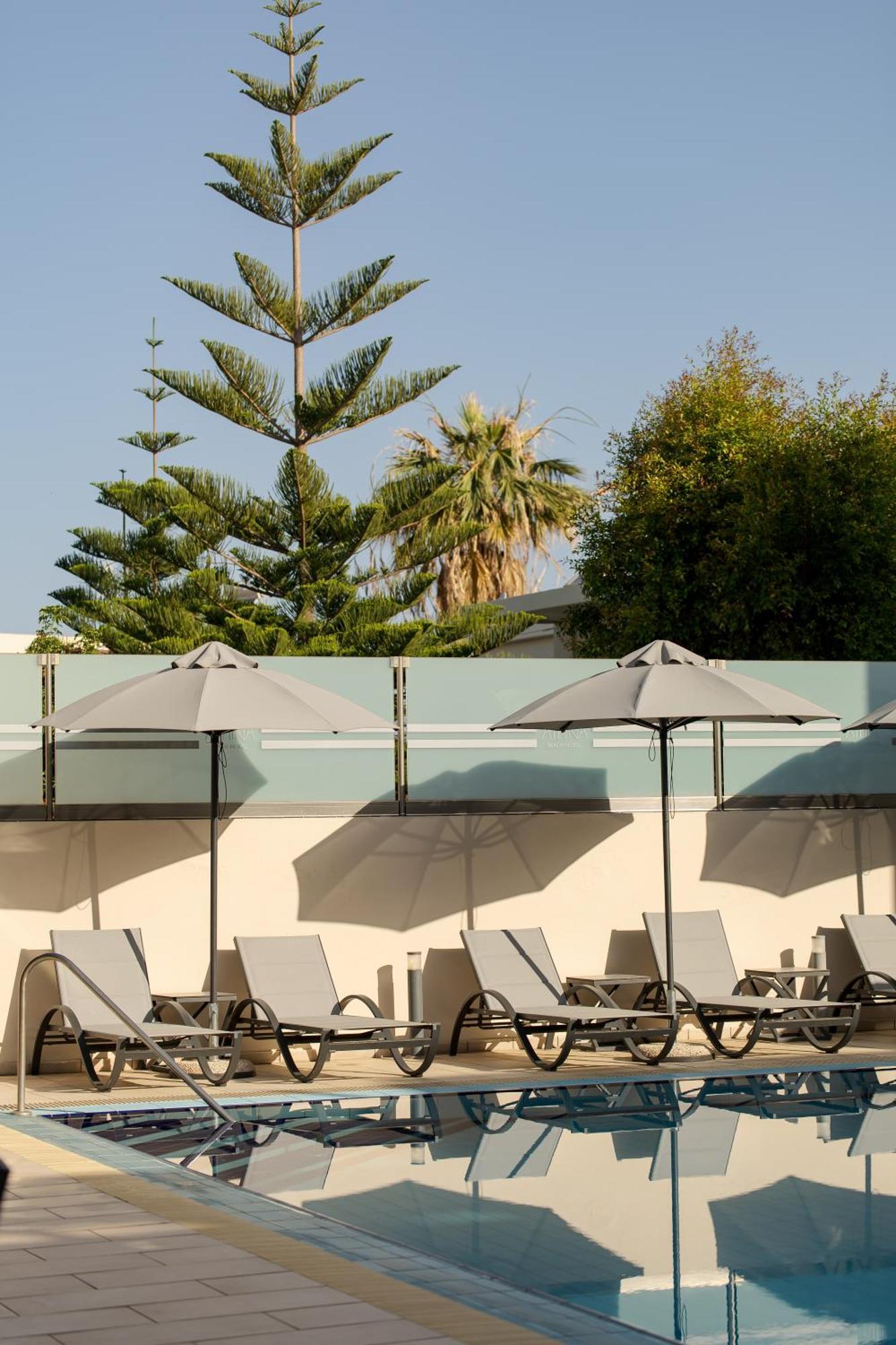 Athina Beach Hotel Kato Daratso Exteriör bild